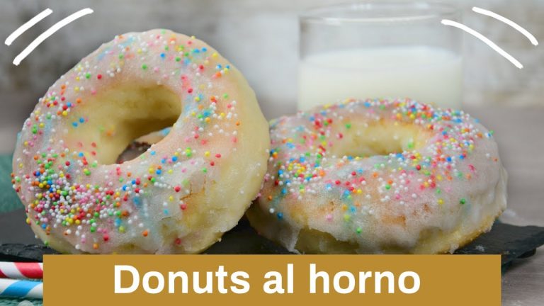 Receta donuts al horno thermomix
