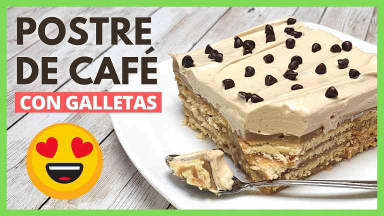 ¡Explora el Delicioso Postre de Café y Galletas!