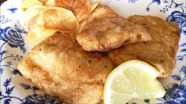 Filetes de cabracho rebozados