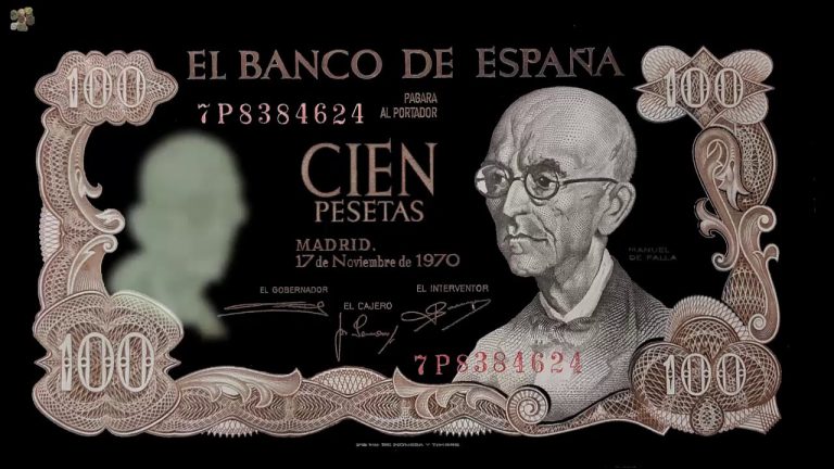 ¡Descubre el valor del billete de 100 pesetas de 1970!